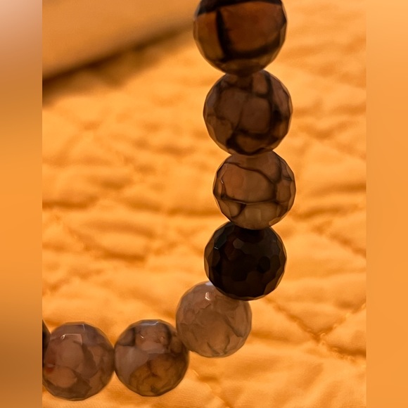 🍀🍀🍀 Beaded bracelet, elasticized band (plus sized) - Picture 5 of 7